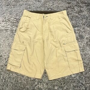 VTG‎ Burnside Cargo Shorts Mens 32 Kahki Baggy Utility Skater Y2K